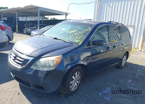 2010 Honda Odyssey Ex from USA, damaged, VIN 5FNRL3H48AB057539